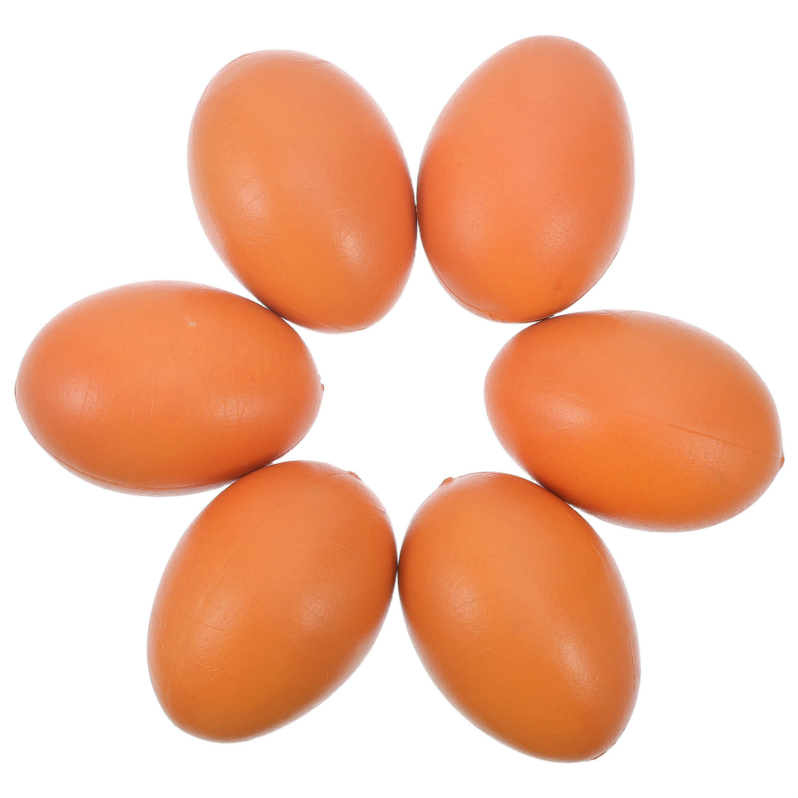 Easter Craft Embellishment Set - 6 sztuk plastikowych malowanych jajek wielkanocnych