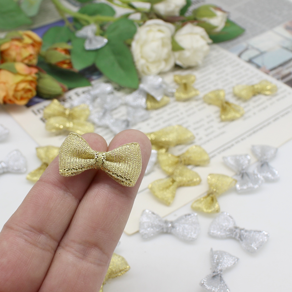 Craft Embellishments - 50/100 szt. 15mm-30mm Złote i Srebrne