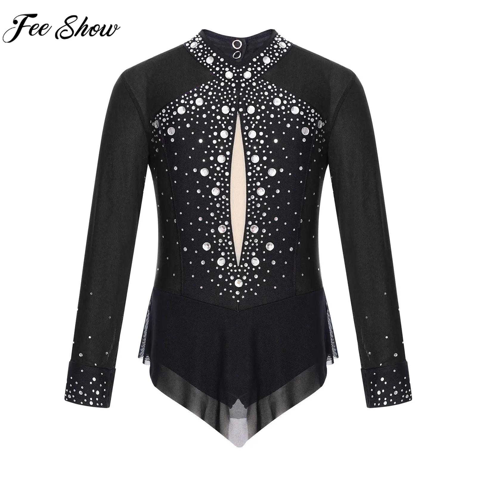 Rhinestone Banding Trim - Strój do łyżwiarstwa figurowego dla dziewczynki,