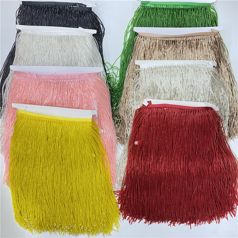 2metros/lot 30cm szerokości wy – Beaded Trim Fringe recenzja i cena