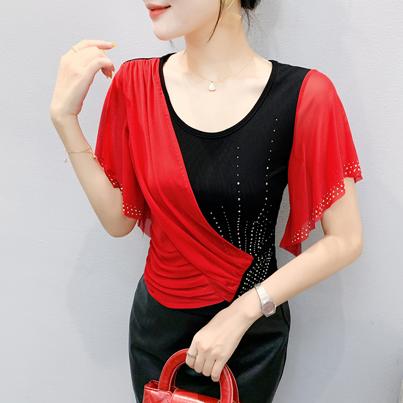Damski top z siateczki na lato – Beaded Trim Fringe recenzja i cena