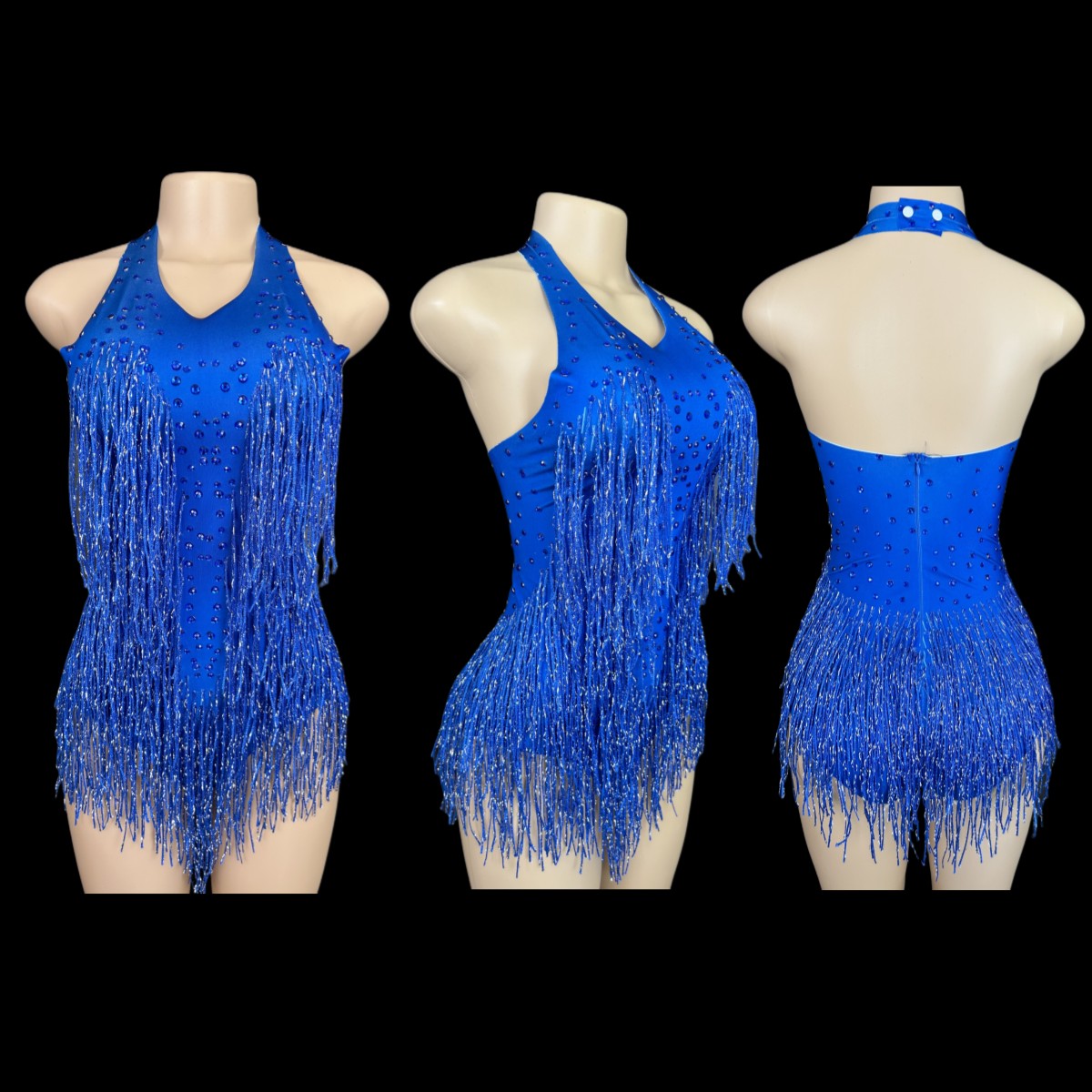 Błyszczące dżetów body z frędz – Rhinestone Banding Trim recenzja i cena