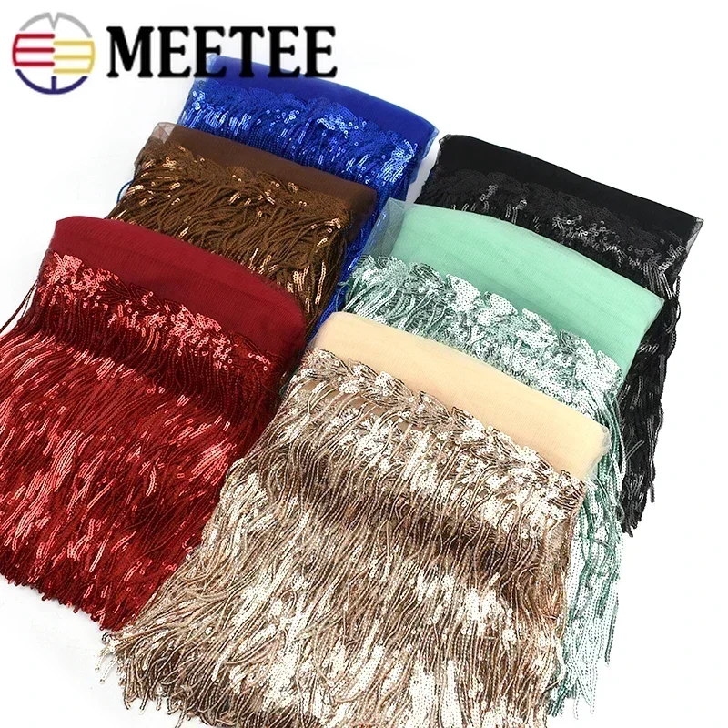 2/5/10 jardów haft cekinowy fr – Fringe Ribbon Sewing recenzja i cena
