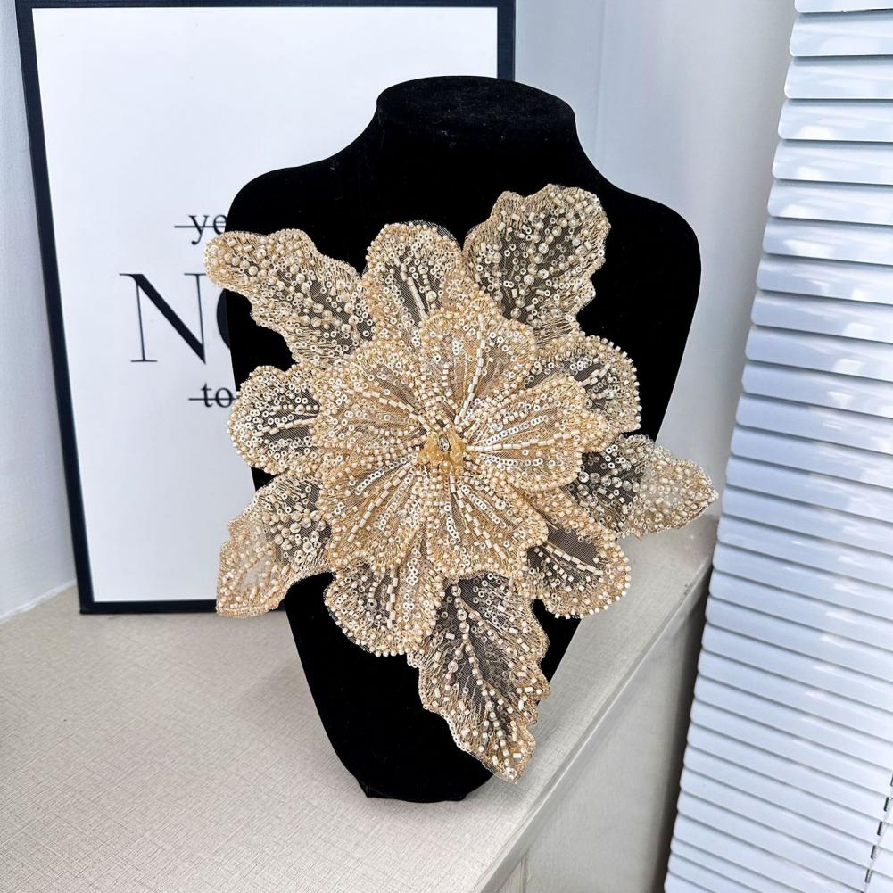 Aplikacja 3D Kwiatowa Korsarz  – Applique Patch Flower recenzja i cena