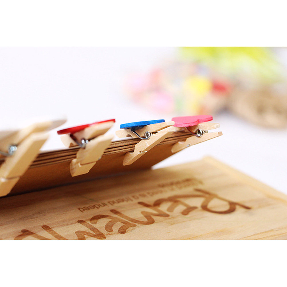 50 szt. Mini drewnianych klips – Craft Embellishments recenzja i cena