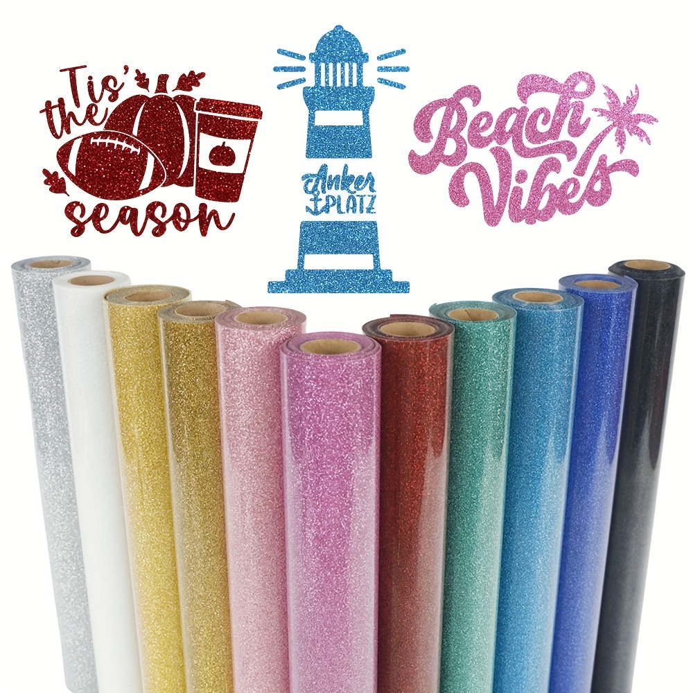1 Rolka, Brokatowa Folia Termo – Glitter Vinyl Roll recenzja i cena