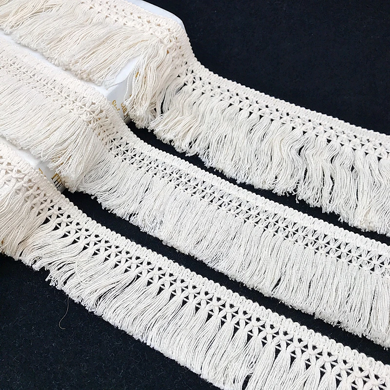 10 jardów/partia Beżowa 6CM/8C – Fringe Ribbon Sewing recenzja i cena